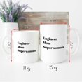 thumbnail image 4 of Engineer Mom Mug Superwoman Best Engineering Gifts For Her, Engineer Graduation Gifts For Women, Technologist Coffee Cup, Mother's Day Gifts For Mom From Son, Kids, Gift For Mom, Funny Mom Mug, Birth, 4 of 4