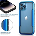 thumbnail image 5 of Allytechgroup Clear Case for iPhone 16, Slim Lightweight Hard PC Anti Yellowing Support Wireless Charging Shockproof Magnetic Back Cover for iPhone 16 Women Men, Blue, 5 of 8