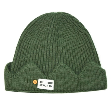 

DOYOUNG Knitted Winter Warm Cap Crown Melon Hat for Night Running Fishing Outdoor Sports