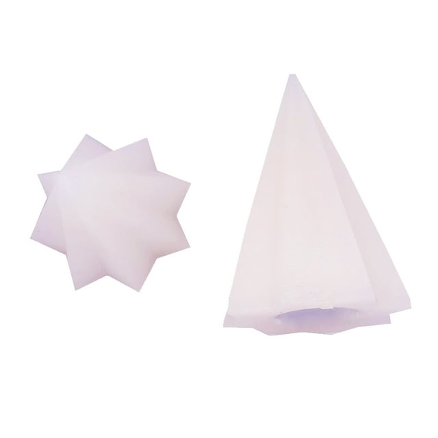Geometrics Color Changing Flameless Wax LED Ornamentos Eclipse Curtains 2 Pack Estrellas