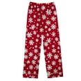 thumbnail image 6 of Women’s Christmas Pajama Set Two Piece Long Sleeve Button Up Top and Full Length Pants with Funny Xmas Print Cozy Holiday Sleepwear for Family Matching and Festive Lounging, 6 of 7