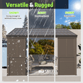 thumbnail image 3 of Erinnyees 10x12 FTWall Mounted Gazebo, All-Season Patio Gazebo Sunroom with Side Door, Outdoor Permanent Sunroom, 3 of 7