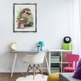 thumbnail image 4 of Stupell Industries French Country Hedgehog with Garden Plants Gray Floating Frame Canvas Art, 25 x 31, by Fab Funky, 4 of 8