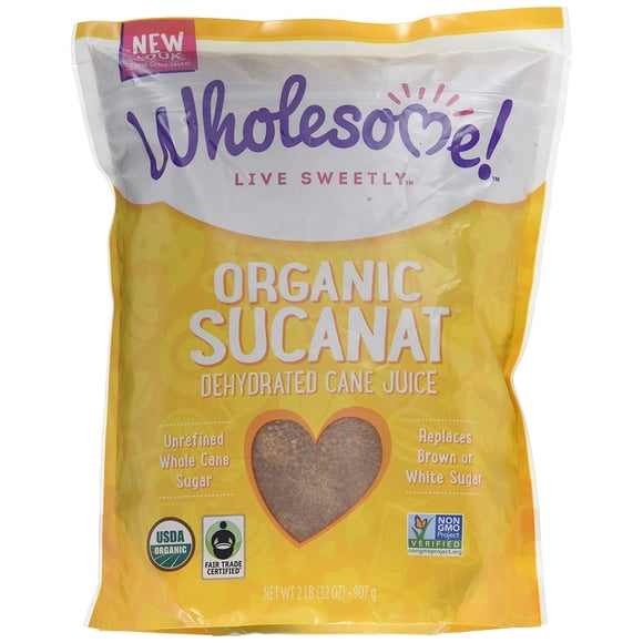 Organic Sucanat Sweetener by Wholesome - 907g