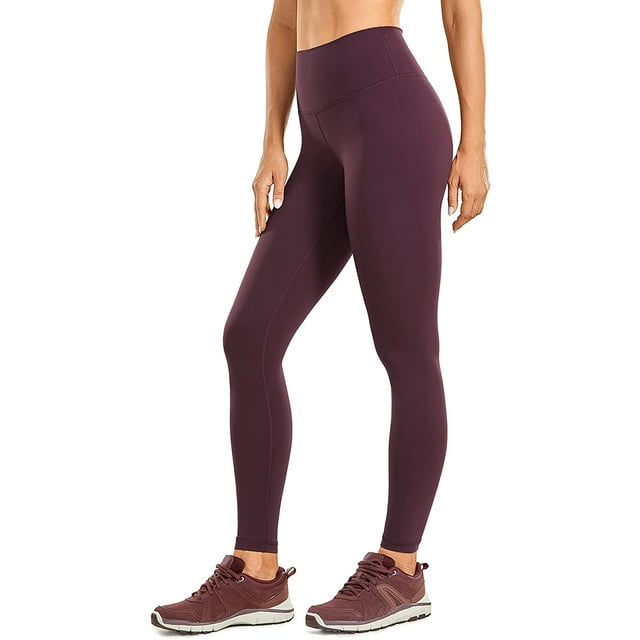 Women's Hugged Feeling Training Leggings 25/28 Inches - High Waist Compression Pants Tummy Control Workout Leggings