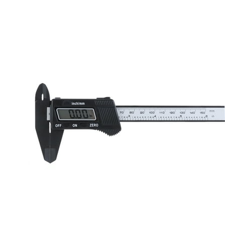 Hyper Tough 6-inch Black Nylon Digital Caliper TR33763B