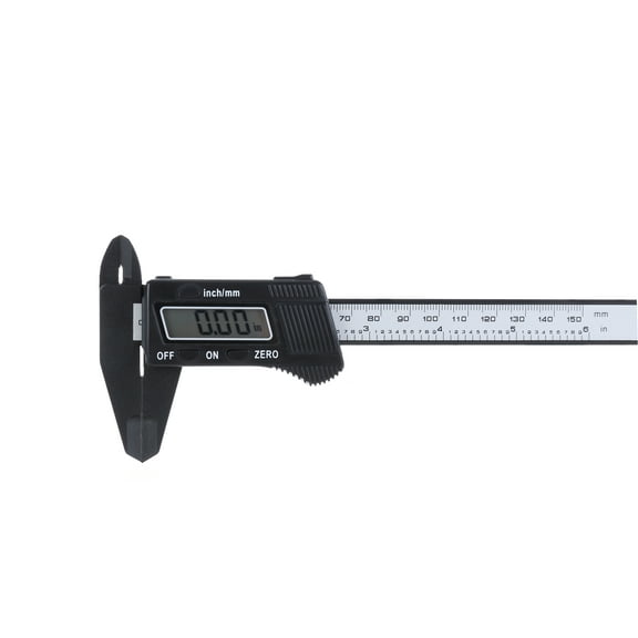 Hyper Tough 6-inch Black Nylon Digital Caliper TR33763B