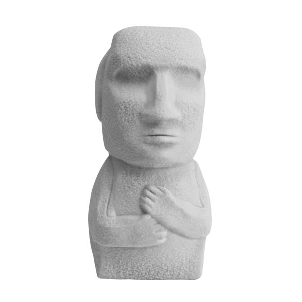 Toy Moai Toys Easter Squeeze Island Cartoon Fidget Soft Relief Sensory Statue Man Figurine Head