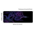 thumbnail image 5 of Flower Snake Purple Large Gaming Mouse Pad E-Sports Office Keyboard Pad Computer Mouse Non-Slip Computer Mat Gift For Teen/Boyfriend/Girlfriend, 5 of 7