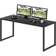 thumbnail image 3 of Commercial-Grade Office Computer Desk  x cm  Silver w/Espresso Top, 3 of 6