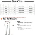 thumbnail image 3 of SELONE Womens Casual Pants Pull on Mid Rise Polyester Lounge Trousers Ankle Length Baggy Go Out Pants Purple M, 3 of 3