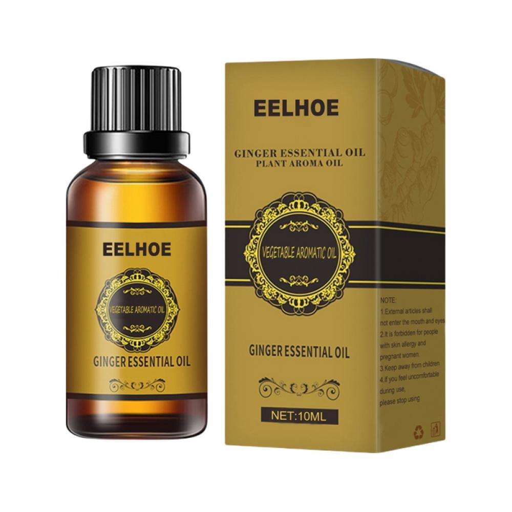 Ginger Essential Oil, Aromatherapy Essential Oils for Diffuser, Massage, Soap, Candle Making, Perfume, 10 ml