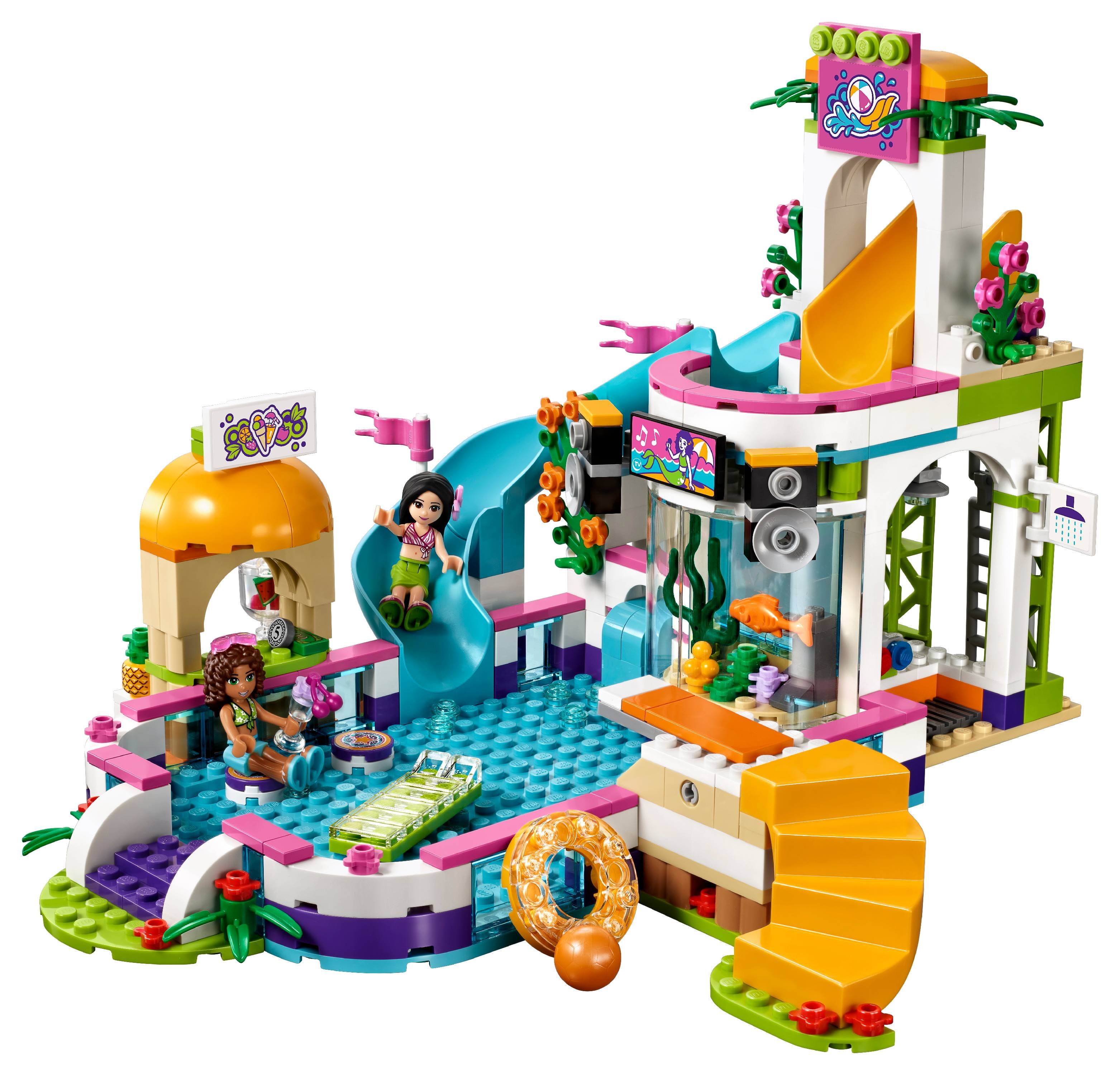 lego friends summer pool party