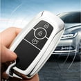 thumbnail image 4 of TPU Car Key Cover Case Fob for Ford Mustang F-150 Fusion Explorer Mondeo Ranger（BLUE）, 4 of 5