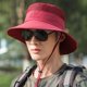 thumbnail image 4 of Sombrero de pescador portátil, gorra de pesca al aire libre para hombre, gorra de sol transpirable de malla, gorra de montañismo, 4 of 5