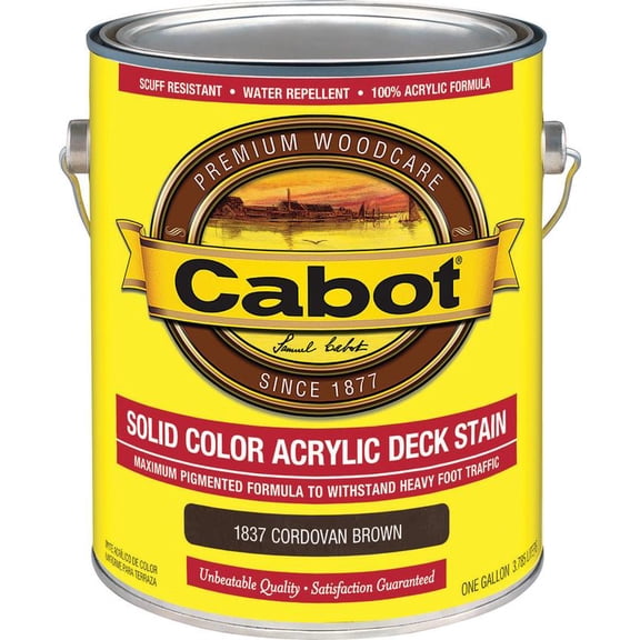 STAIN DECK ACRYLIC CORD BROWN