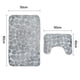 thumbnail image 4 of Juego de 2 alfombrillas de baño con soporte antideslizante, alfombrillas de baño de espuma viscoelástica transpirables, agua agradablemente suave Ormromra  LN-1180, 4 of 6
