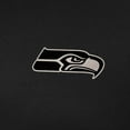 thumbnail image 4 of Men's Antigua  Black Seattle Seahawks Reprocess Quarter-Zip Top, 4 of 4