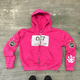 thumbnail image 1 of Y2K-Sudadera con capucha lavada con cremallera para hombre y mujer, Sudadera con capucha Vintage degradada, Sudadera con capucha estampada, estilo americano, manga larga, deportiva, ropa de calle, 1 of 3