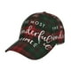 thumbnail image 1 of Fotbe Wonderful Time Christmas Gorro Clásico de Béisbol, Gorra Ajustable con Broche Snapback, Gorro de Exterior de Algodón Suave, 1 of 6