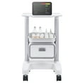 thumbnail image 5 of VEVOR 2 Tiers Lab Carts, Lab Utility Cart with 1 Drawer & 1 Top Tray, Mobile Medical Cart with ABS Material, Lab Rolling Cart with 4 Silent Wheels for Lab, Clinic, Hospital, Salon, White, 5 of 9