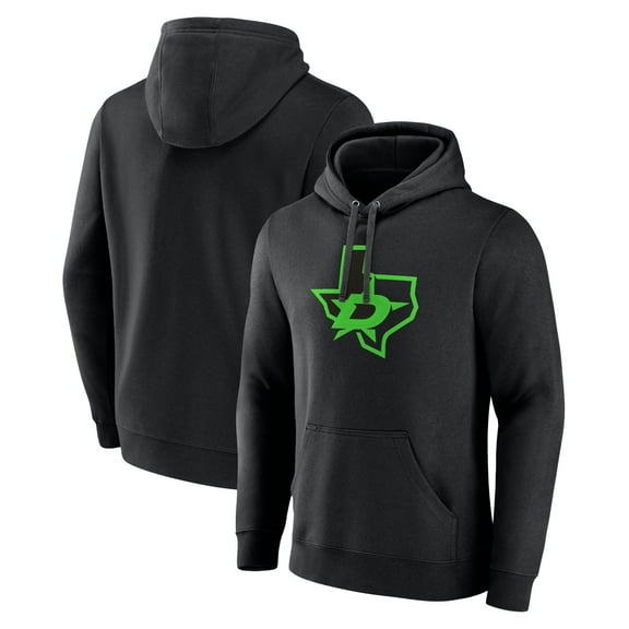 Men's Black Dallas Stars Alternate Logo Pullover Hoodie