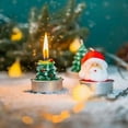 thumbnail image 5 of Christmas Candles,3 Pieces Christmas Tealight Candles Set,Handmade Delicate Tree Candles for Christmas Home Decoration Gifts(Christmas House), 5 of 9