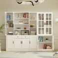 thumbnail image 3 of WIAWG Modern Versatile Storage Cabinet Set, China Cabinet Bookcase Display Storage Organizer for Home Office, 3 of 6