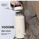 thumbnail image 2 of 32oz Vacuum Insulated Stainless Steel Water Bottle with Cup Lid,Leak Proof BPA Free-Light Black 26-27s, 2 of 4