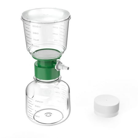 Bottle Top Vacuum Filter with 0.22um Pore Size PES Membrane,Sterile Disposable Vacuum Filter Units,250ml ,Individually Packaged,12pcs