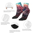 thumbnail image 3 of Bingfone Ocean Seahorse Design Patterned Men's Women's Casual Cotton Socks, 3 of 5