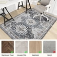 thumbnail image 3 of Hardwood Floor Office Chair Mat, 36"x48" Heavy-Duty Floor Protector, Gray, 3 of 18