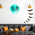 thumbnail image 3 of Adhesivo de pared redondo y luminoso con forma de luna para habitación infantil, ideal para Halloween. mueca 2, 3 of 9
