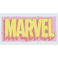 thumbnail image 2 of Men's Marvel Vintage Drip Logo  Graphic Tee Tie Dye Small, 2 of 4