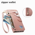 thumbnail image 4 of Case For Samsung Galaxy S26 Ultra/S26 Plus/S26, PU Leather Shell With Wristlet Zipper Wallet Holder Cover, 4 of 6