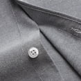thumbnail image 4 of Mens Casual Dress Shirt Long Sleeve Slim Fit Blouse Button Down Shirts Tops Tees, 4 of 11