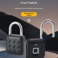 thumbnail image 4 of Boovnll Tool Kit, Student Dormitory Selection Water Proof Fingerprint Password Lock Padlock Household Antitheft Door Lock Cabinet Lock Password Or Fingerprint Optional, Tool Set, 4 of 9