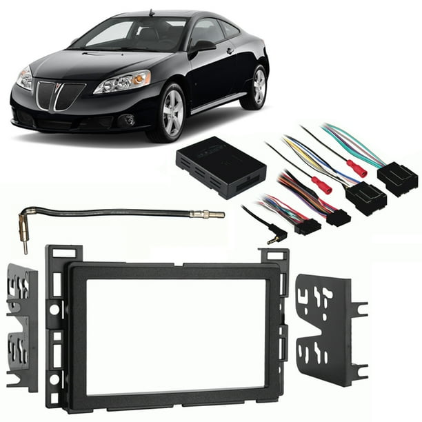 Fits Pontiac G6 2009 Double DIN Aftermarket Harness Radio Install Dash