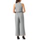 thumbnail image 3 of INSPIRAR CHIC Conjunto de Dos Piezas Casual Sin Mangas Top Corto Cuello en V Pantalones de Pierna Ancha Sudaderas L Gris, 3 of 6