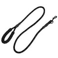 thumbnail image 3 of Correa de nailon resistente para mascotas, cuerda redonda reflectante, adecuada para perros medianos y grandes, color negro, 3 of 15