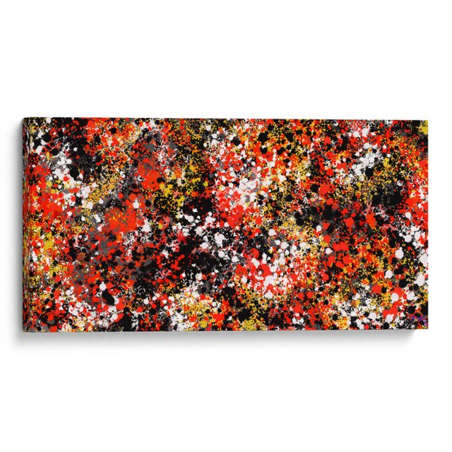 Cuadro decorativo Abstracto - INDUSTRIAL por Gina Villalobos en canvas tamaño 60 x 30 cm Canvas Lab Canvas horizontal Abstracto en tamaño 60 x 30 cm
