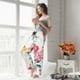 thumbnail image 5 of Balery Colorful Flowers Pantalones de pijama para mujer, pijamas ultraligeros, pantalones de estar por casa-Small, 5 of 6