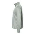 thumbnail image 3 of C2 Sport B58185353 Mens Quarter-Zip Pullover Hoodie, Silver - Small, 3 of 4