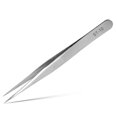 thumbnail image 2 of Precision Pointed Tweezer for Ingrown Hair, Splinter and Glass Removal - Stainless Steel, 2 of 5