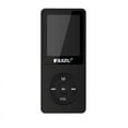 thumbnail image 1 of Mistaha [Version Anglaise] RUIZU/Ruizu X02 Lecteur MP3 de Sport Baladeur à Écran Ruban Sans Perte Anglais Noir 4 Go, 1 of 6