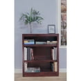 thumbnail image 4 of Concepts in Wood  Single Wide Bookcase, 3 Shelves Oak Oak Finish, 4 of 5