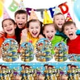 thumbnail image 5 of Cartoon Birthday Party Supplies, 20 Plates, 20 Napkins and 1 Tablecover for Cartoon Party Decorations, 5 of 6