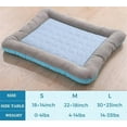 thumbnail image 4 of Cooling Dog Bed Pet Cool Mat for Cats And Dogs | Ice Silk Material Soft for Summer Sleeping Product Dog Beach Bed (Pink,L 76X58CM), 4 of 7