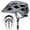 Matte Gray, variant on GROTTICO Adult-Men-Women Bike Helmet with Light -Mountain Road Bicycle Helmet with Replacement Pads & Detachable Visor