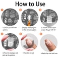 thumbnail image 7 of 3pcs Food Theme Nail Stamping Plates Dessert Nails Art Stencils Retro Restaurant Manicure Art Templates Cake Ice Cream Nails Image Plates DIY, 7 of 7